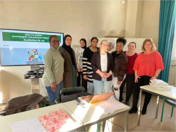 Session de formation des auxiliaires de vie du Réseau AUXI'life