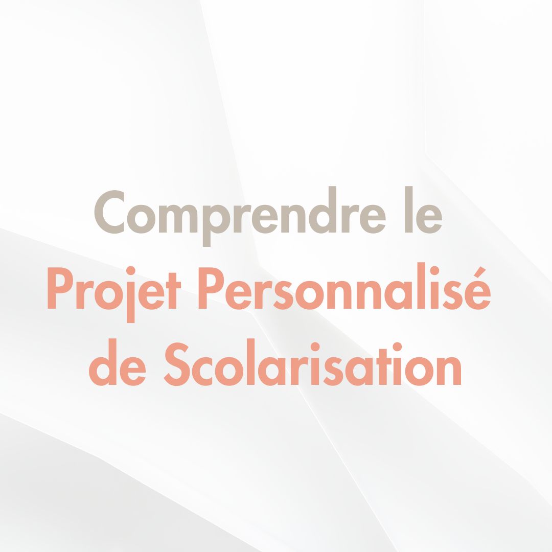 comprendre le projet personnalisé de scolarisation