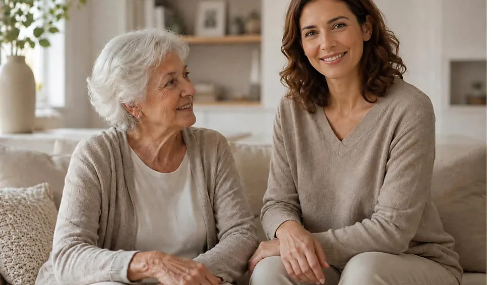 Aide à domicile Calvados : accompagnement à domicile par une auxiliaire de vie AUXI’life