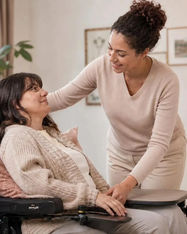 Devis aide à domicile AUXI'life — auxiliaire de vie accompagnant une personne