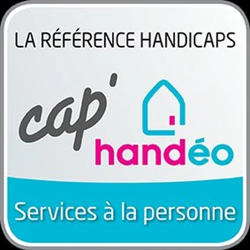 Logo de la certification Cap'Handéo, label de référence pour l'aide à domicile certifiée dans le handicap