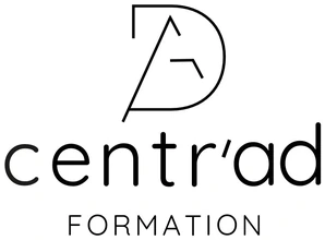 Logo Centr'ad, organisme de formation certifié Qualiopi des aides à domicile du Réseau AUXI'life