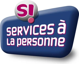 Logo Services à la personne, agrément ouvrant droit au crédit d'impôt de 50 % sur l'aide à domicile