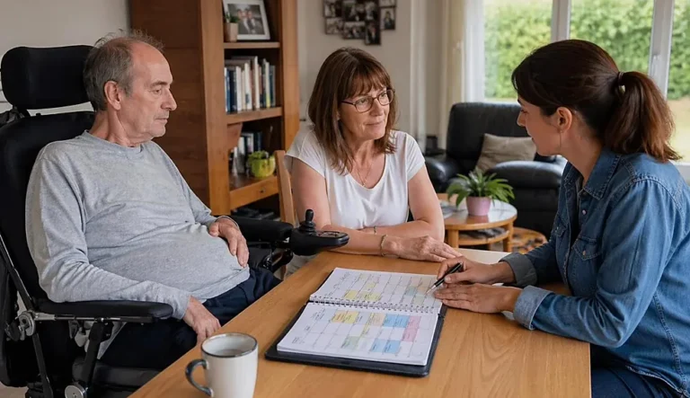 Vivre avec une sclérose en plaques: accompagnement à domicile au quotidien