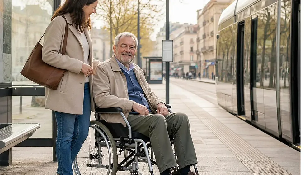 Sorties adaptées : accompagnement à domicile par une auxiliaire de vie AUXI’life